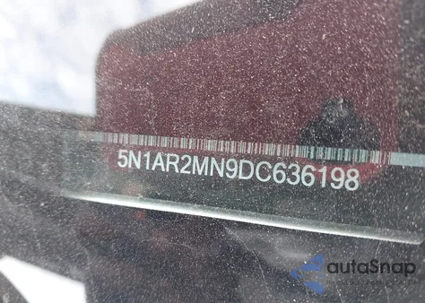 2013 Nissan Pathfinder S из США, поврежденный, VIN 5N1AR2MN9DC636198